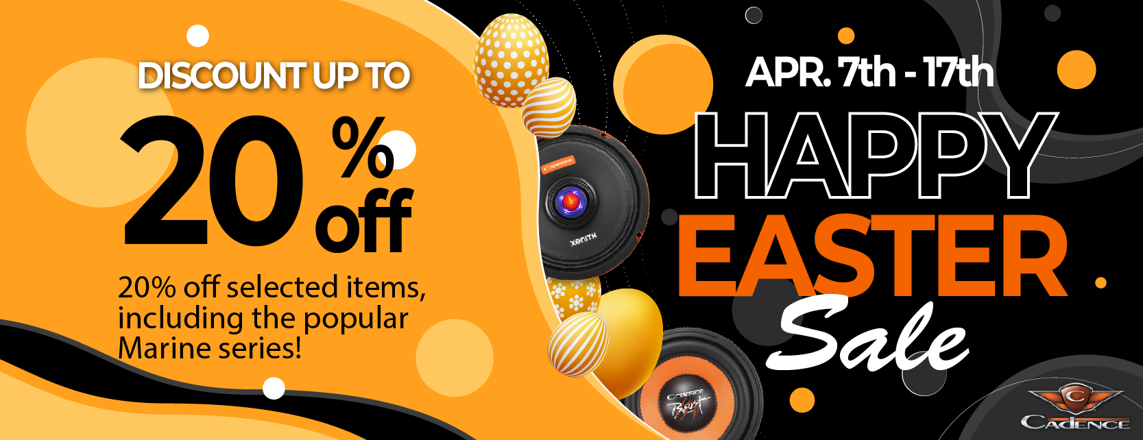 Easter Sale up to 20% off