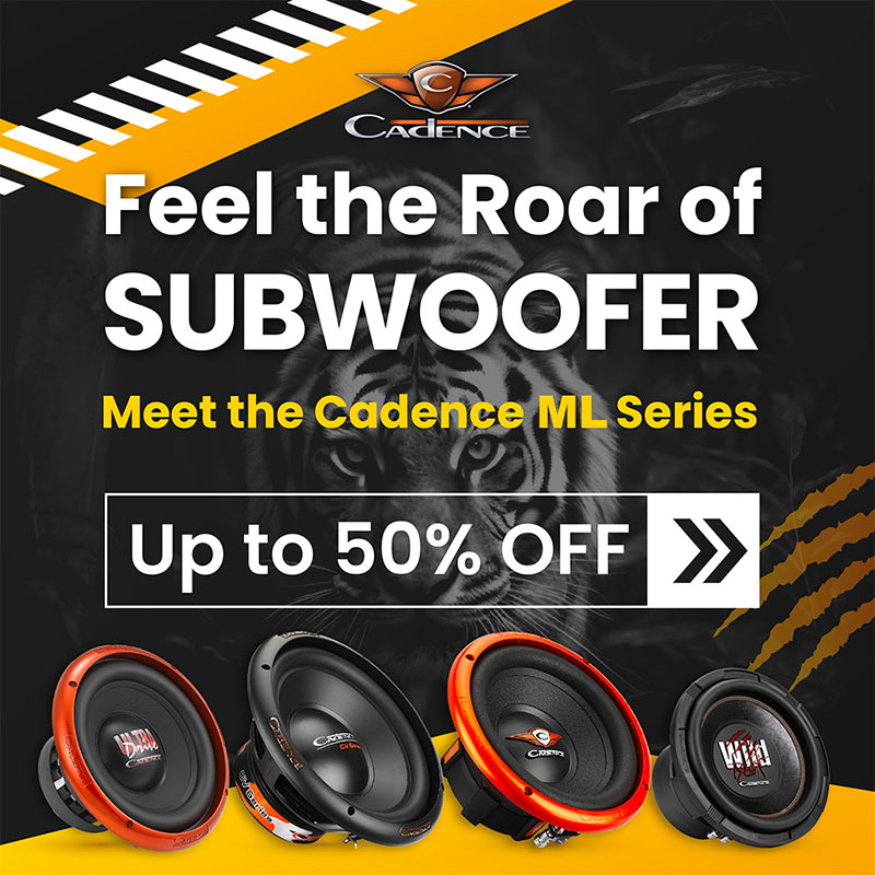 Feel the Roar of Subwoofer Up to 50% off