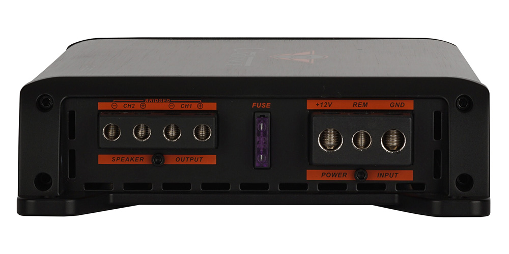 This image shows Q1602 Front Side which has Speaker Output, Fuses and Power Input.