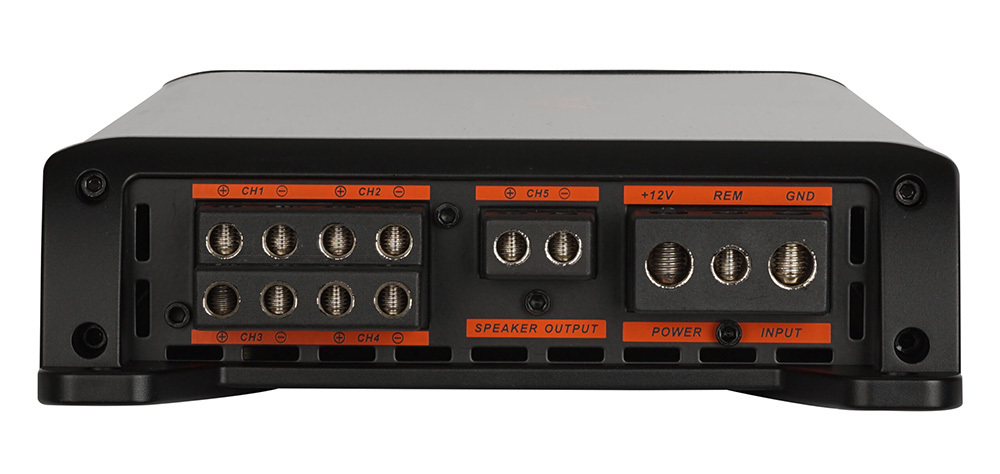 This image shows Q4705 Front Side which has Speaker Output, Fuses and Power Input.